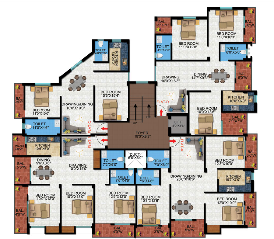Typical Floor Plan - 2