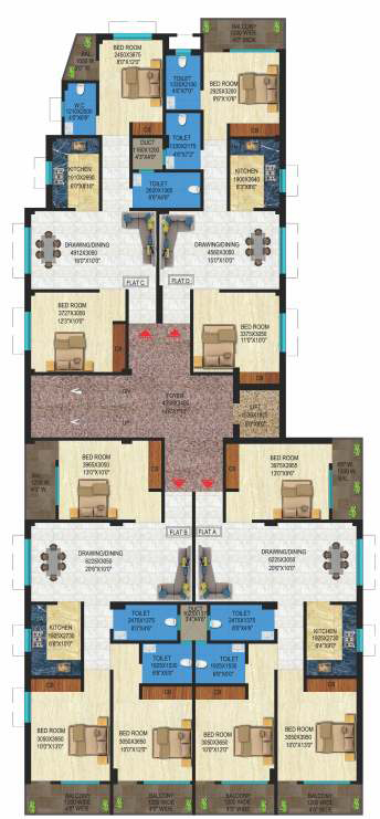 Floor Plan - 1st & 2nd Floor